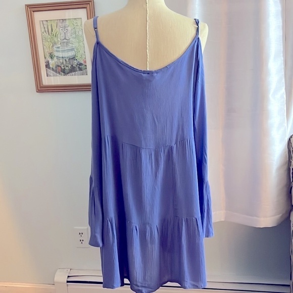 JWLA Johnny Was Embroidered Cold Shoulder Dress size P XL - Picture 9 of 11